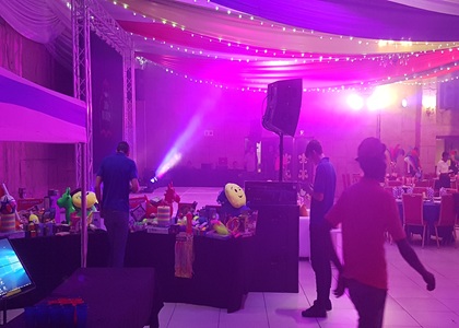indoor sound setup